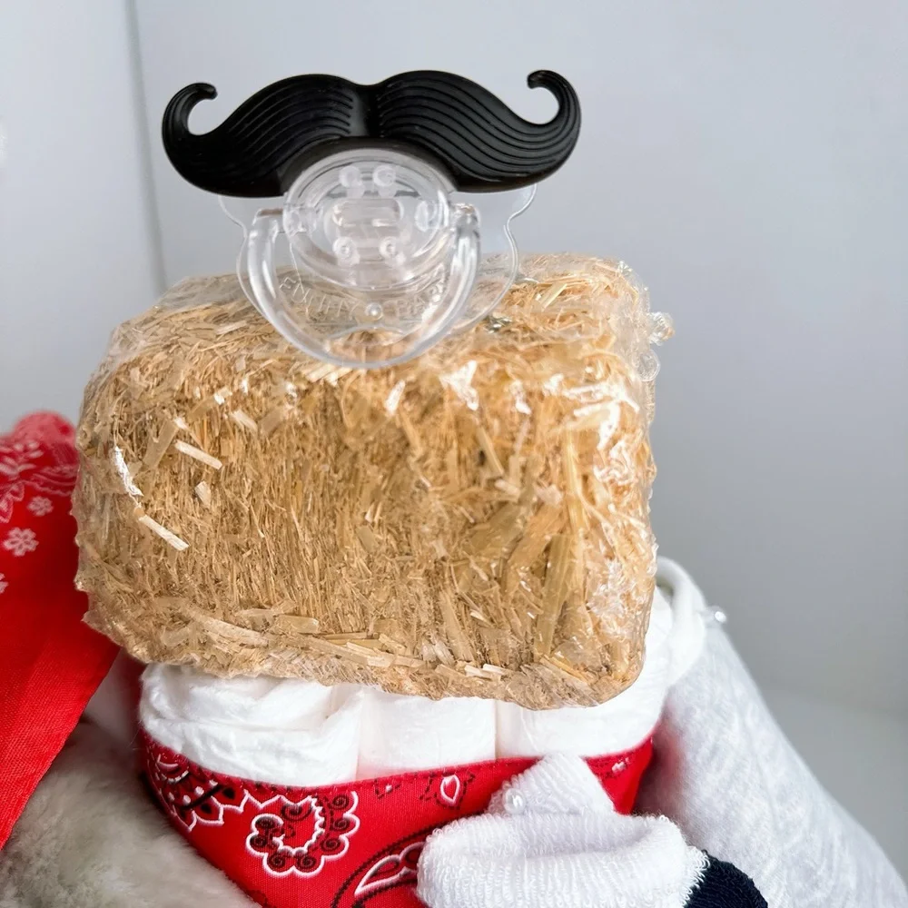 Cowboy Wild West Diaper Cake